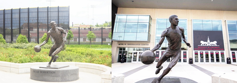Oscar Robertson Statue art