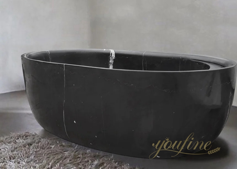 black marble tub