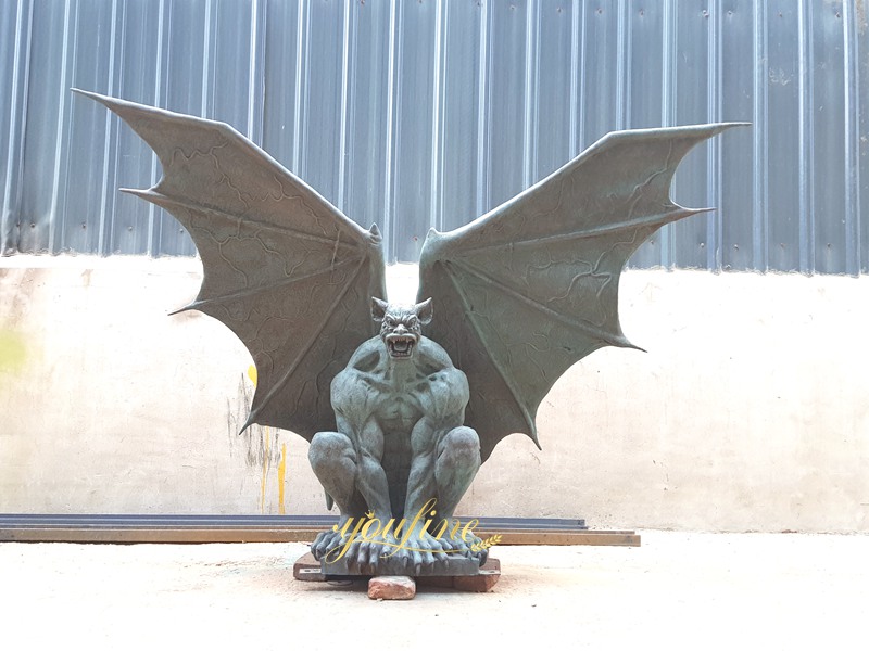 bronze gargoyle statues