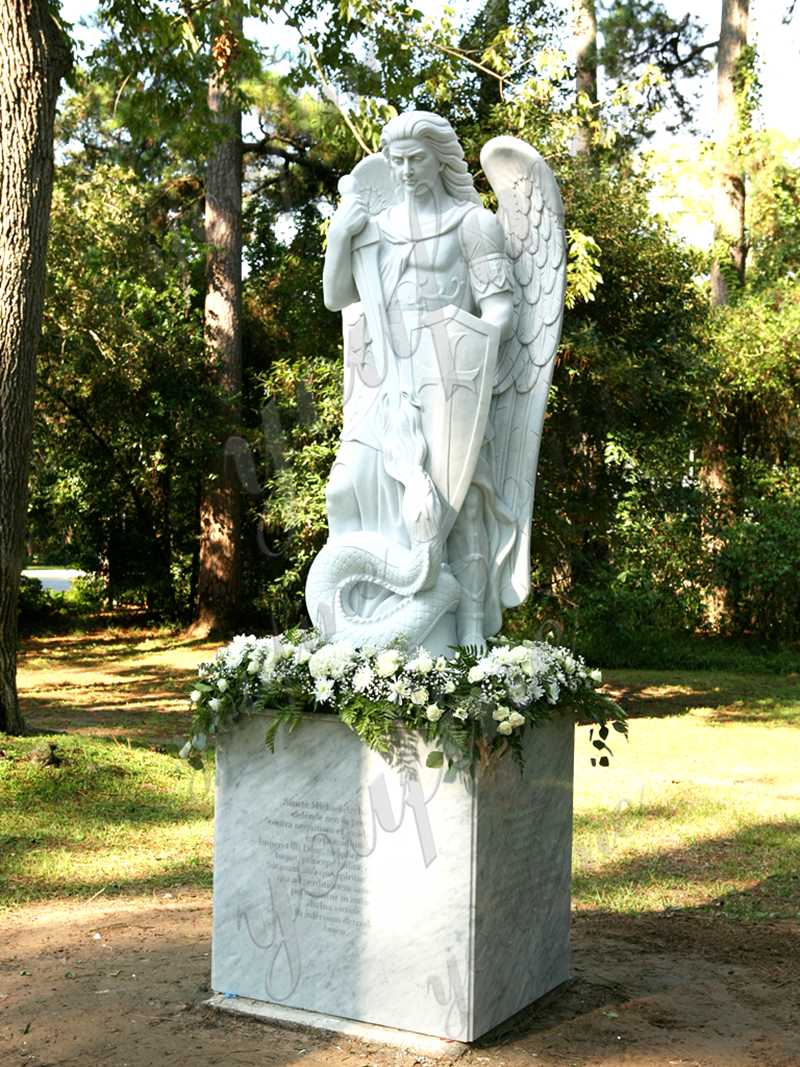 marble Archangel Michael park statue.jpg
