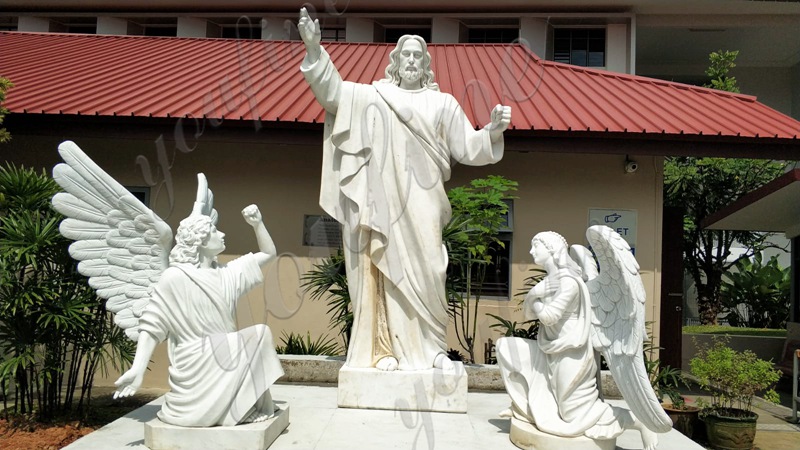 marble Archangel Michael statues.jpg