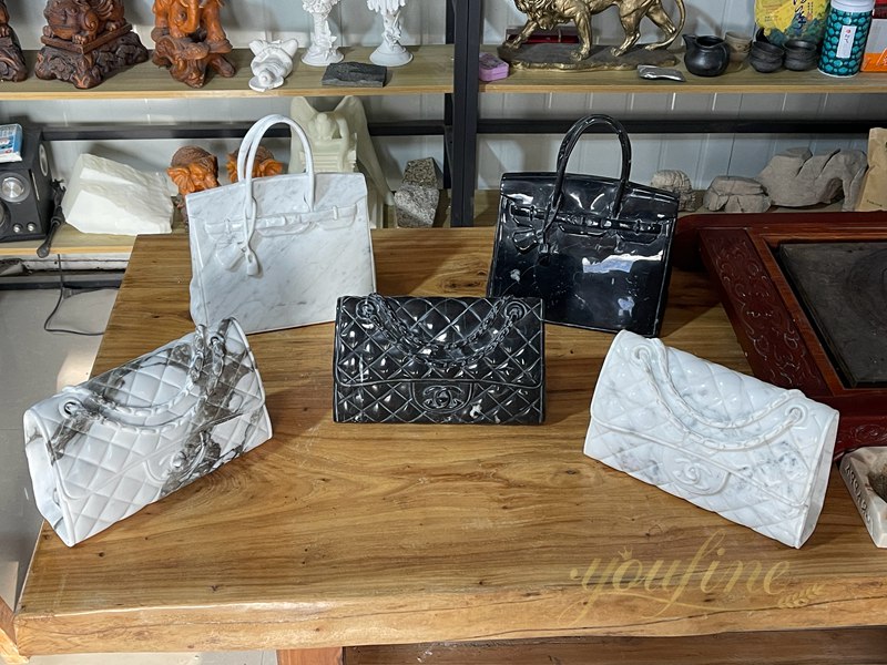 marble bag sculpture from YouFin