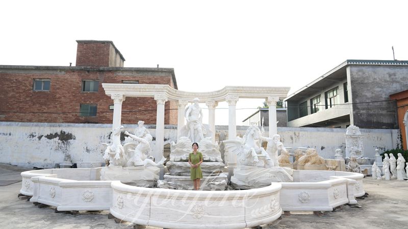 marble water fountain for garden