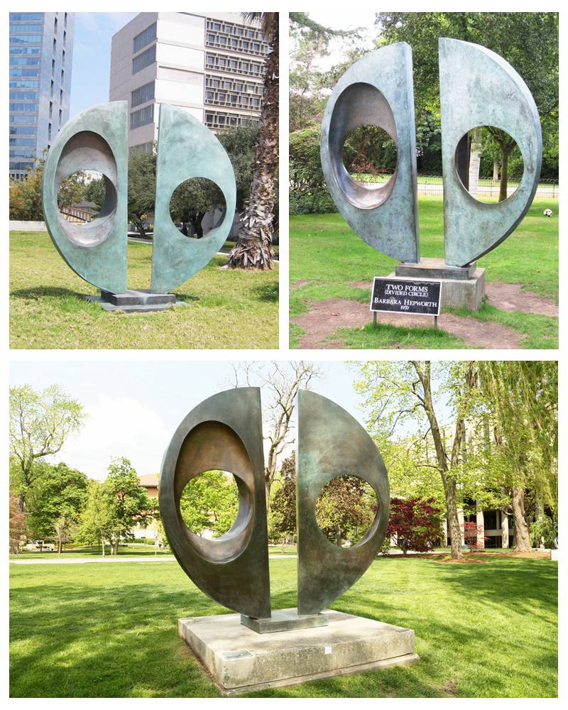 Barbara Hepworth, Two Forms, Divided Circle