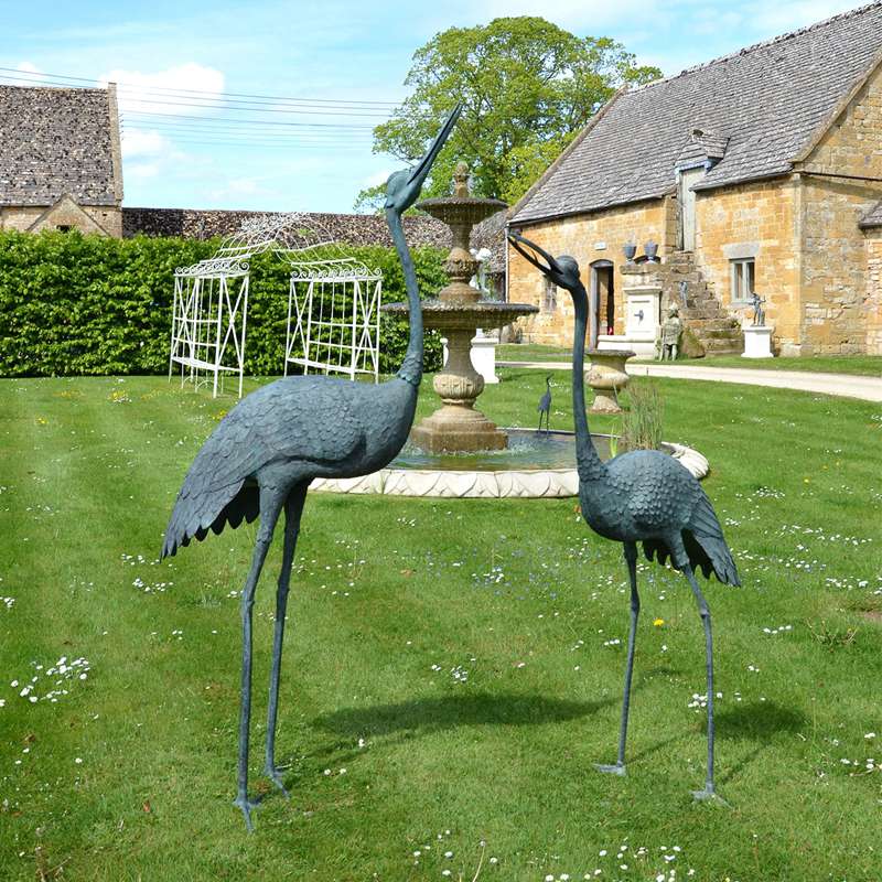 Bird water feature sculptures