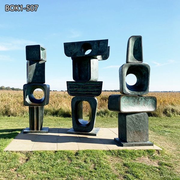 Bronze Barbara Hepworth Statue Family of Man Art Replica