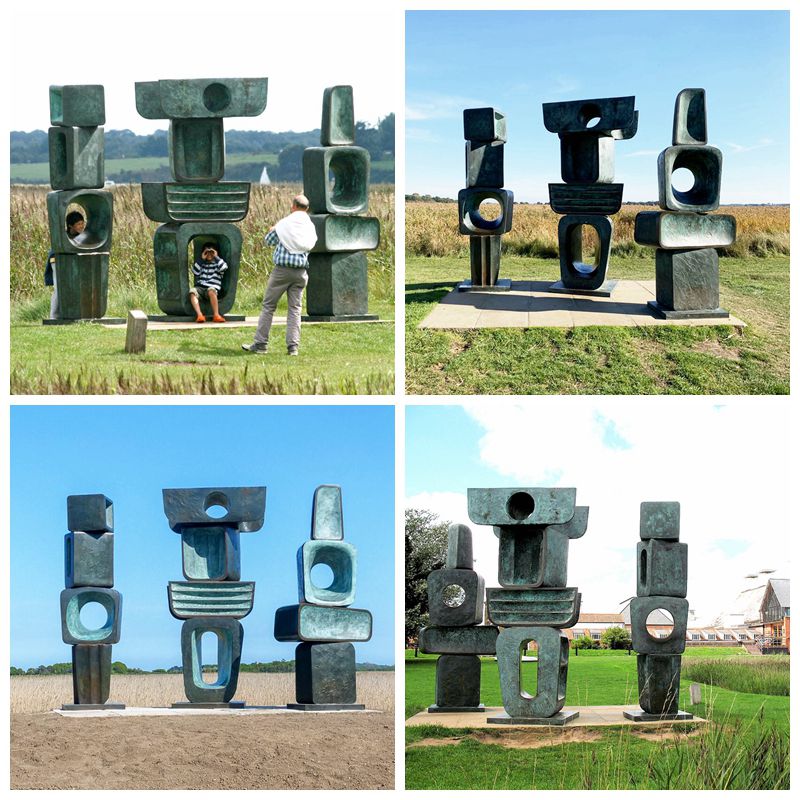 Bronze Barbara Hepworth statue