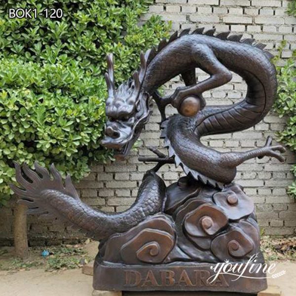 Bronze Dragon Water Fountain Outdoor Decor for Sale BOK1-120
