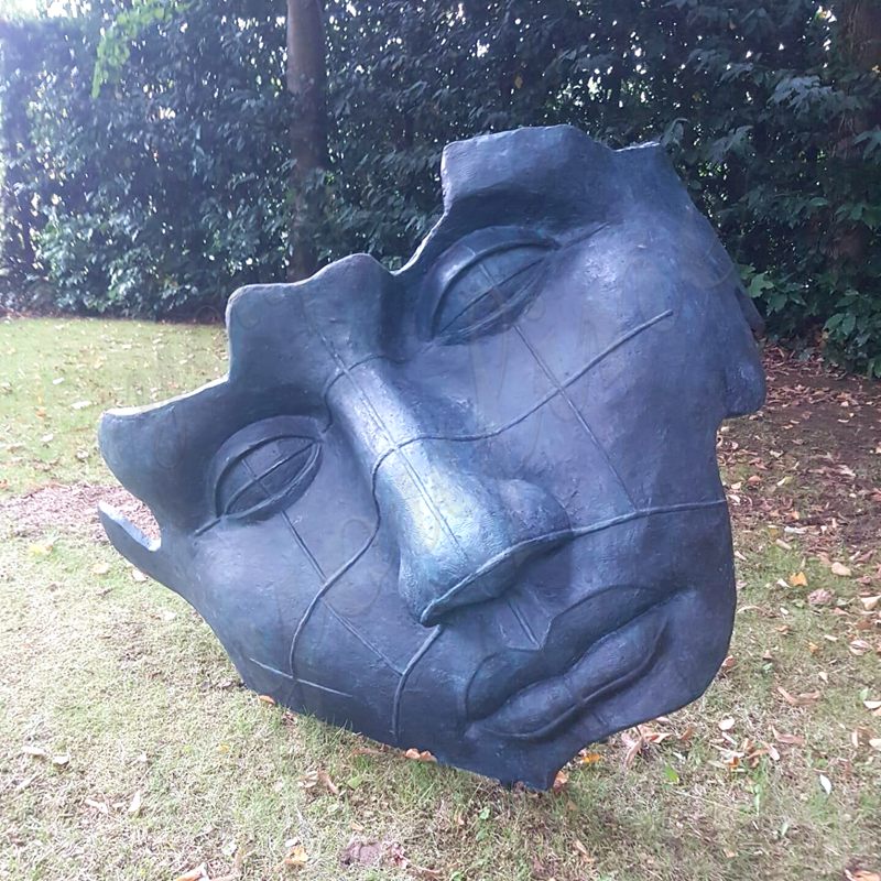 Bronze Face Sculpture by Igor Mitoraj Replica from Belgian Client Feedback