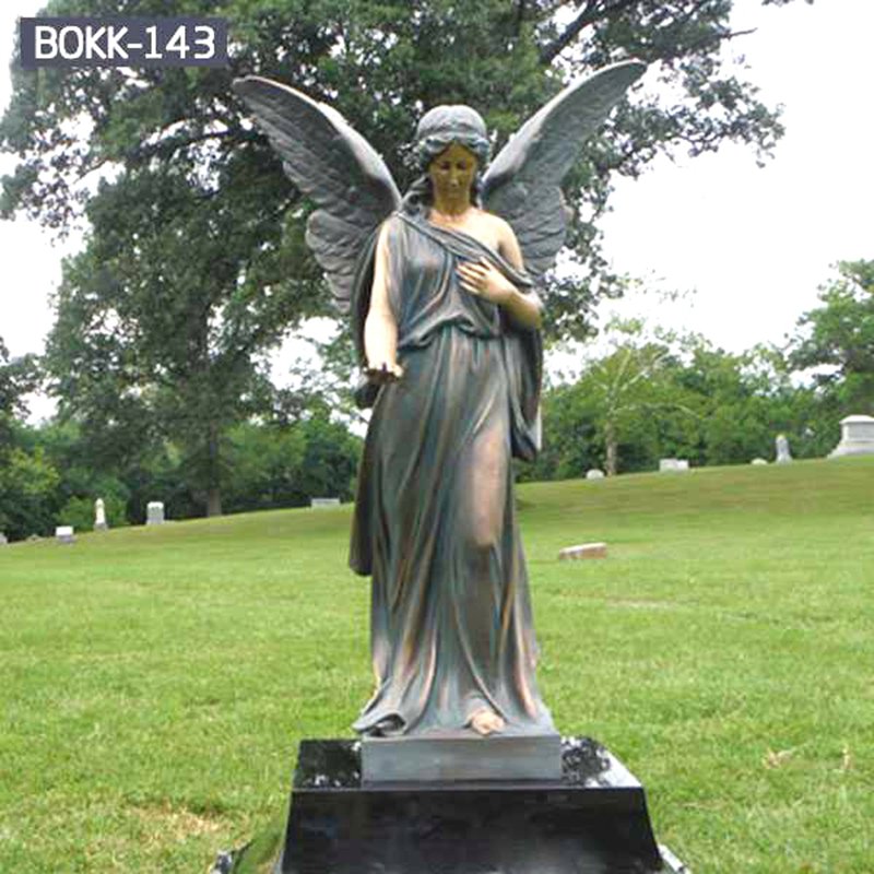 Life Size Figure Bronze Statue Angel Statue for Garden Decoration BOKK-143
