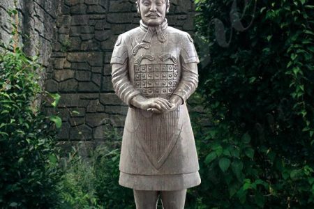 XXL Terrakotta-Krieger Statue – 82 Cm Hoch, 8 Kg Schwer, Handgefertigt