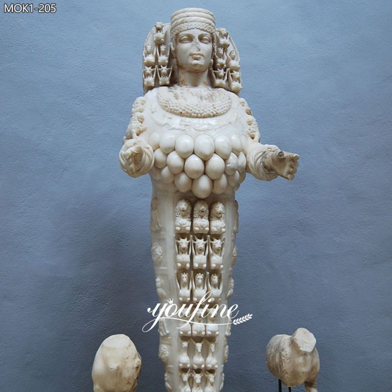 Marble Artemis of Ephesus Statue details
