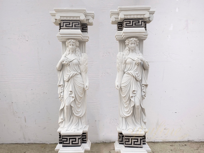 Marble Caryatid for Doorway