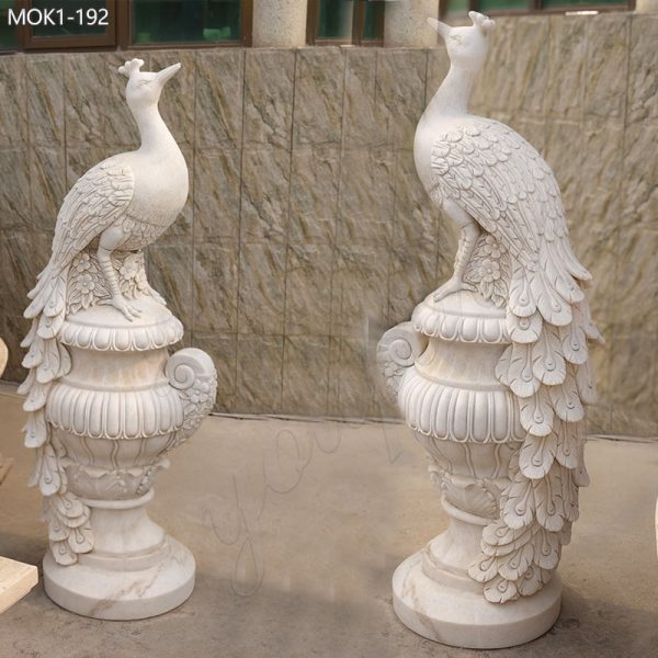 Marble Phoenix Bird Statue 1