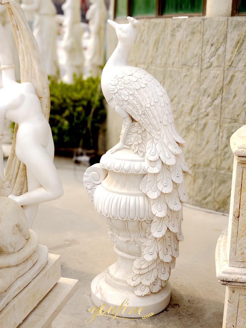 Marble Phoenix Bird Statue 4