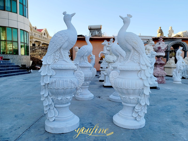 Marble Phoenix Bird Statue 5