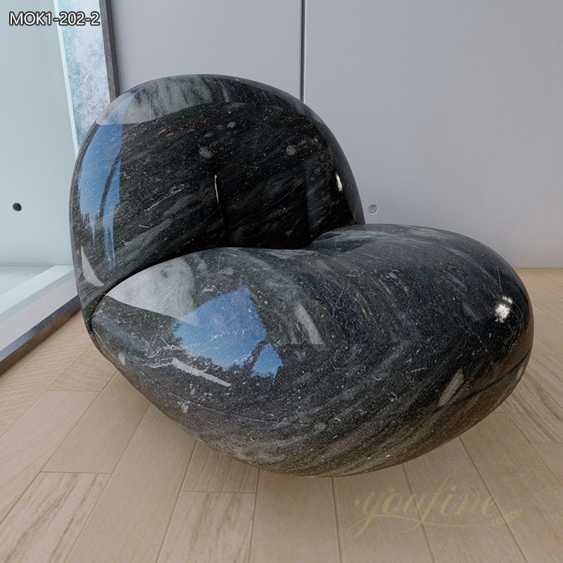Modern Art Marble Sofa Sculpture for Sale
