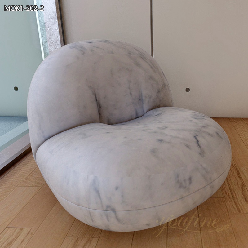 Modern Art Marble Sofa Sculpture for Sale