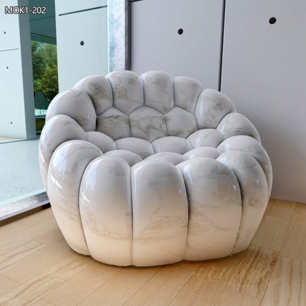 Modern Art Marble Sofa Sculpture for Sale