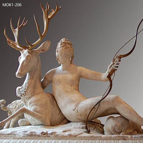 Natural Marble Fountain of Diana Sculpture for Sale MOK1-206