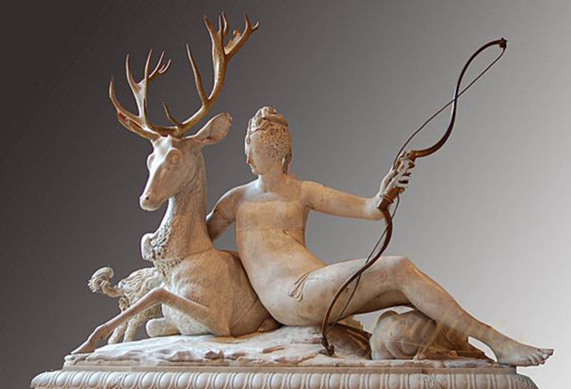 Natural Marble Fountain of Diana Sculpture for Sale MOK1-206