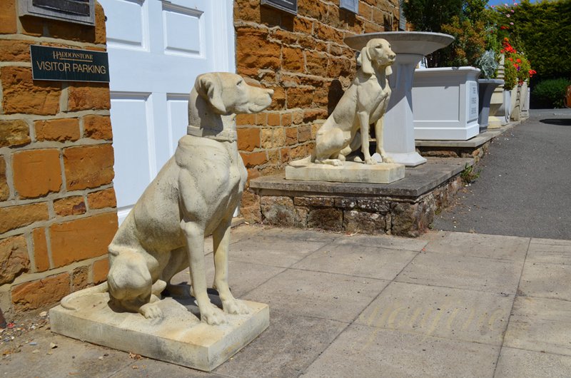 Welcome Dog Statues (