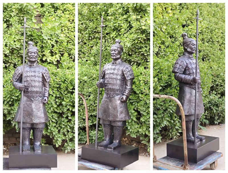 bronze terracotta warrior replica