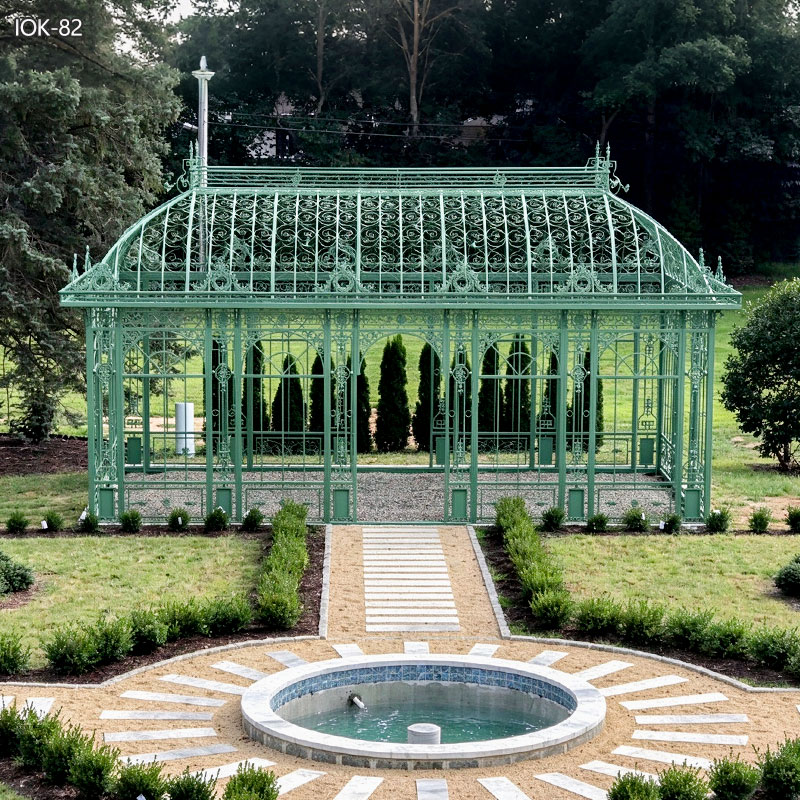 pergola da giardino in ferro battuto