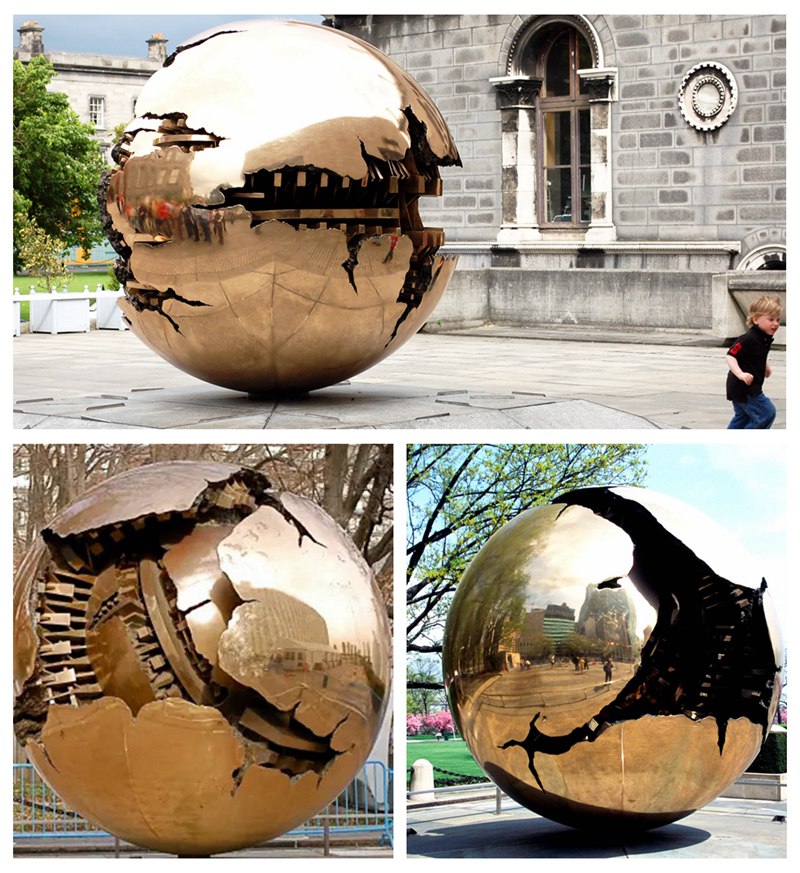 globe statue art