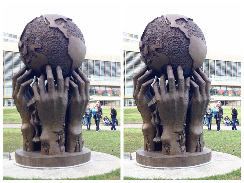 globe statue