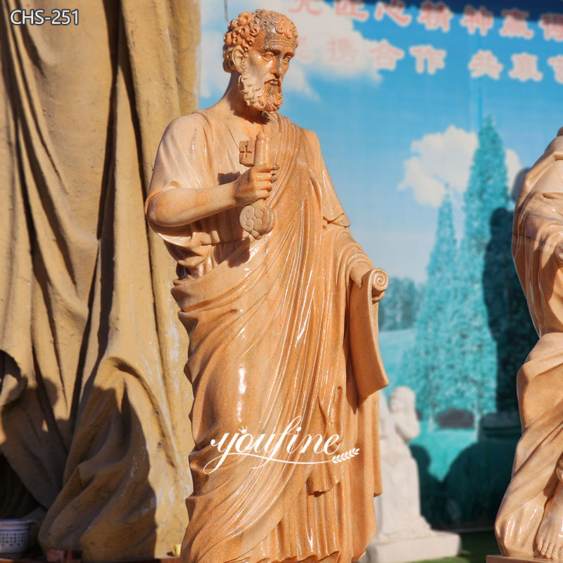 life size marble saint Peter statue for sale