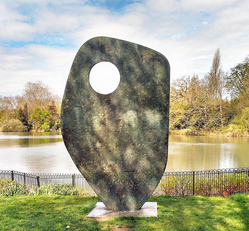 outdoor Bronze Barbara Hepworth Statue