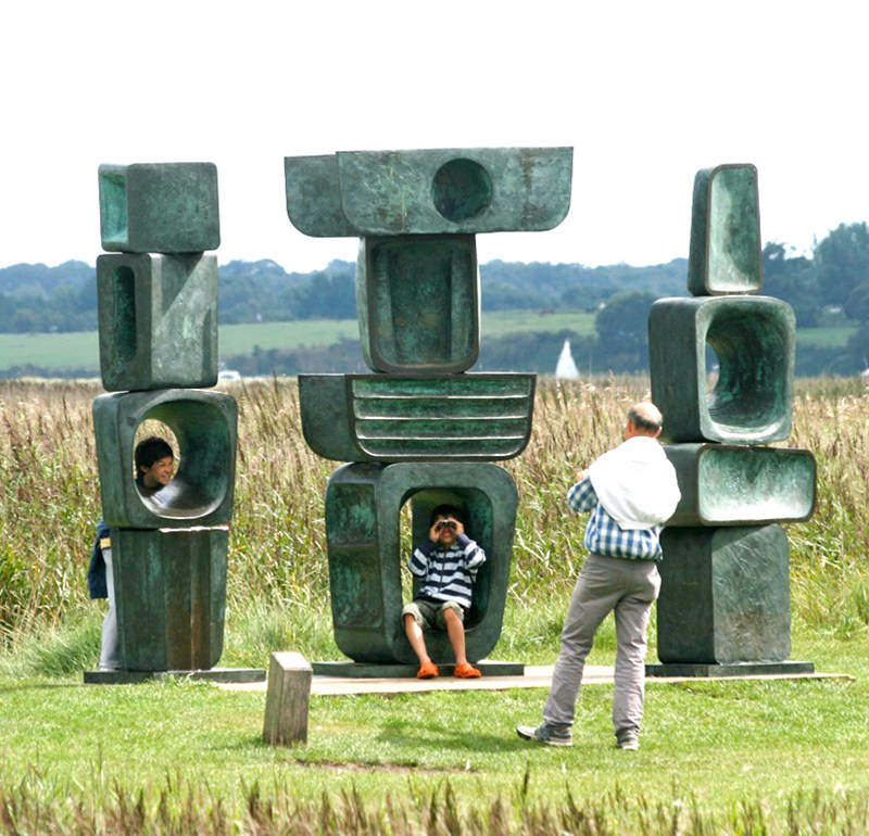 outdoor Bronze Barbara Hepworth Statue