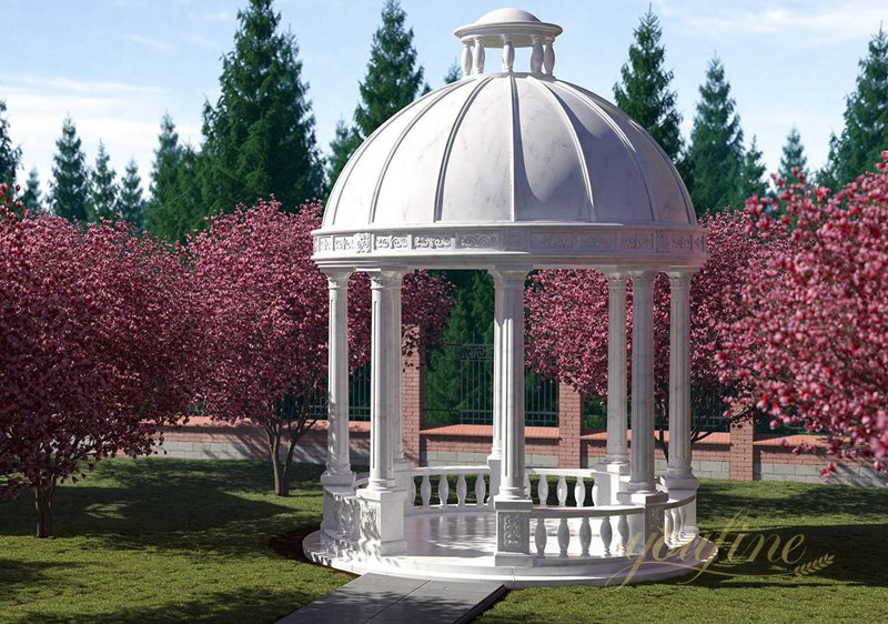 marble gazebo for outdoor