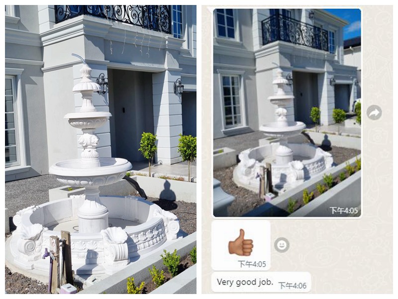 Artisan-crafted fountain