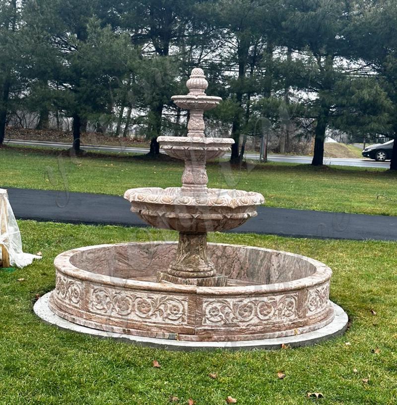 Garden fountain-Natural marble
