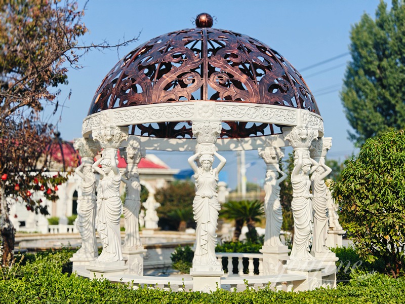 high quality Goddess Marble Gazebo and Filagree Cap
