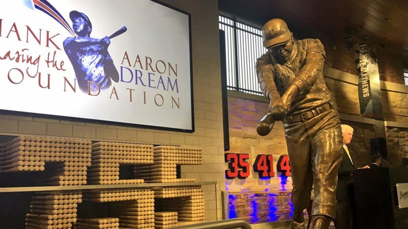 Hank Aaron Statue - Truist Park, Atlanta