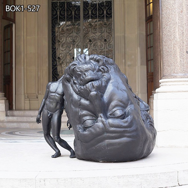 Thomas Lerooy Bronze Big Head Little Body Statue
