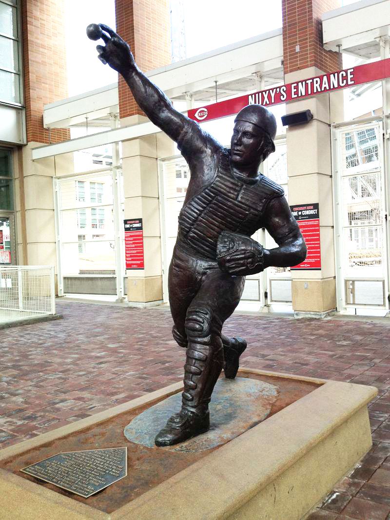 Johnny Bench Statue - Great American Ball Park, Cincinnati