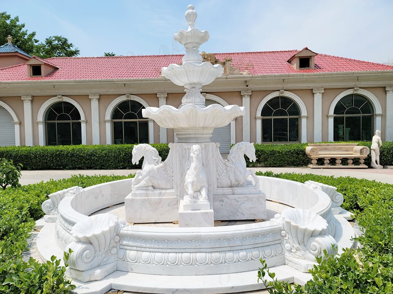 Large Marble horse Fountains