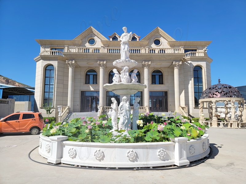 Large Outdoor Marble Fountain