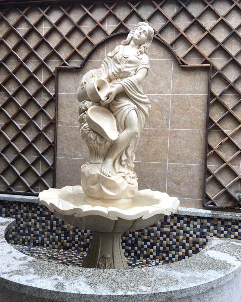 Marble Fountain with Statues