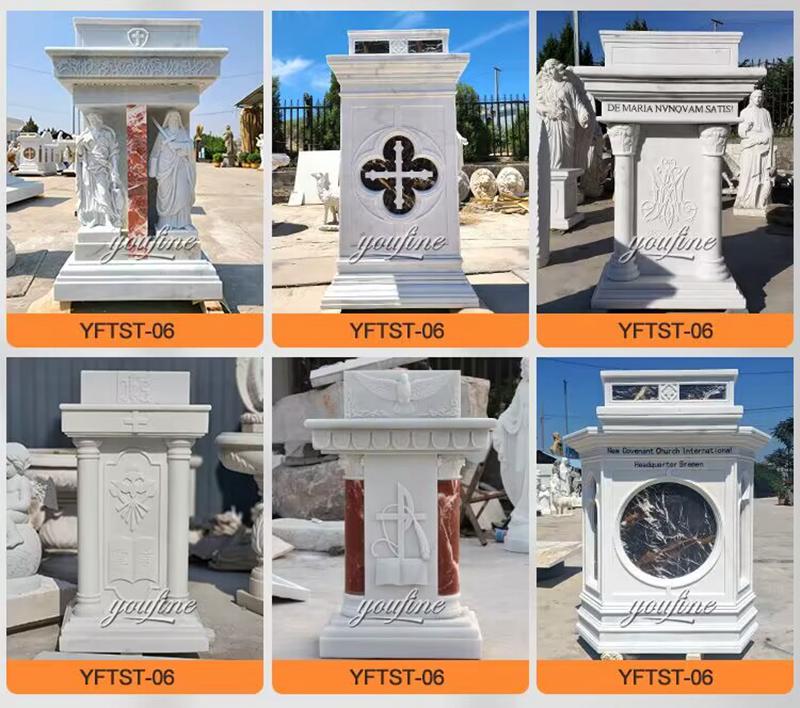 Natural Marble Church Podium Supplier