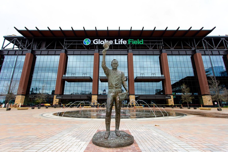 Nolan Ryan Statue - Globe Life Park in Arlington, Texas
