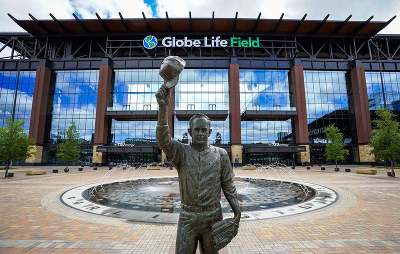 Nolan Ryan Statue - Globe Life Park in Arlington