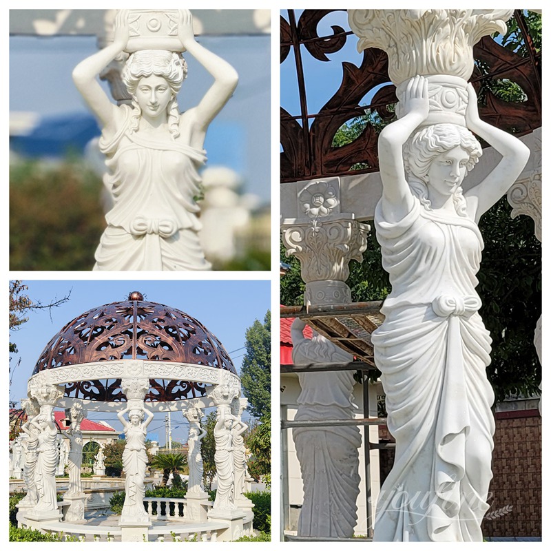 high quality Roman Goddess Marble Gazebo