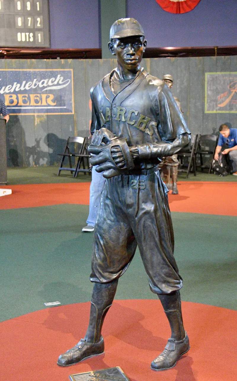 Satchel Paige Statue - Negro Leagues Baseball Museum, Kansas City