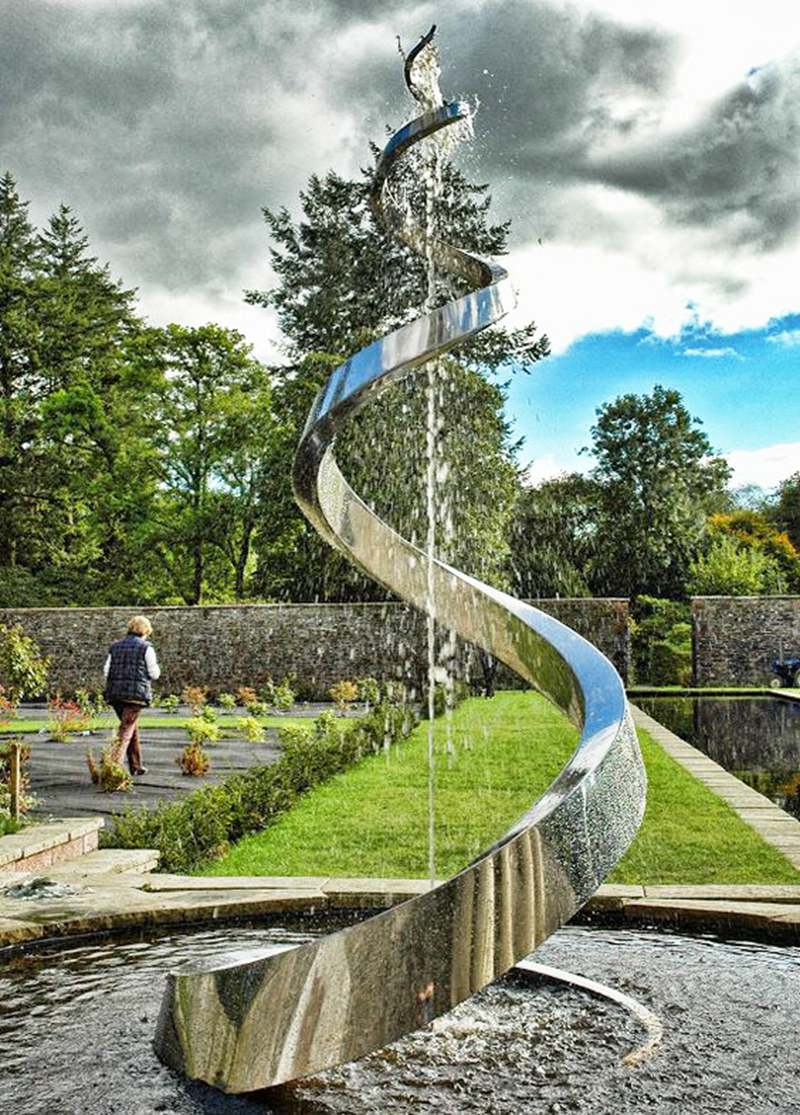 Stainless steel elegance water fountain