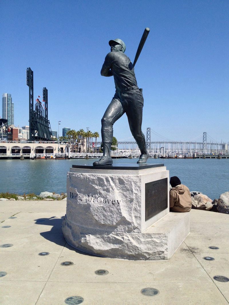 Willie Mays bronze Statue